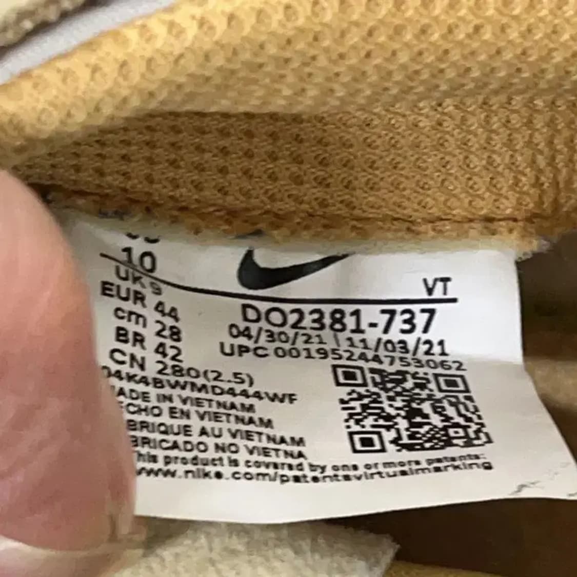 나이키 에어맥스 프리데이 웜코어 스니커즈 운동화 280 E01263 상품이미지5