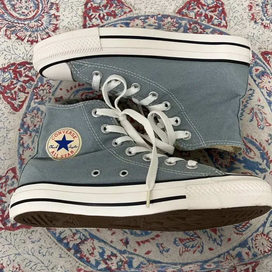 컨버스 척테일러 올스타 하이 스니커즈 블루 230 E01268 상품이미지3