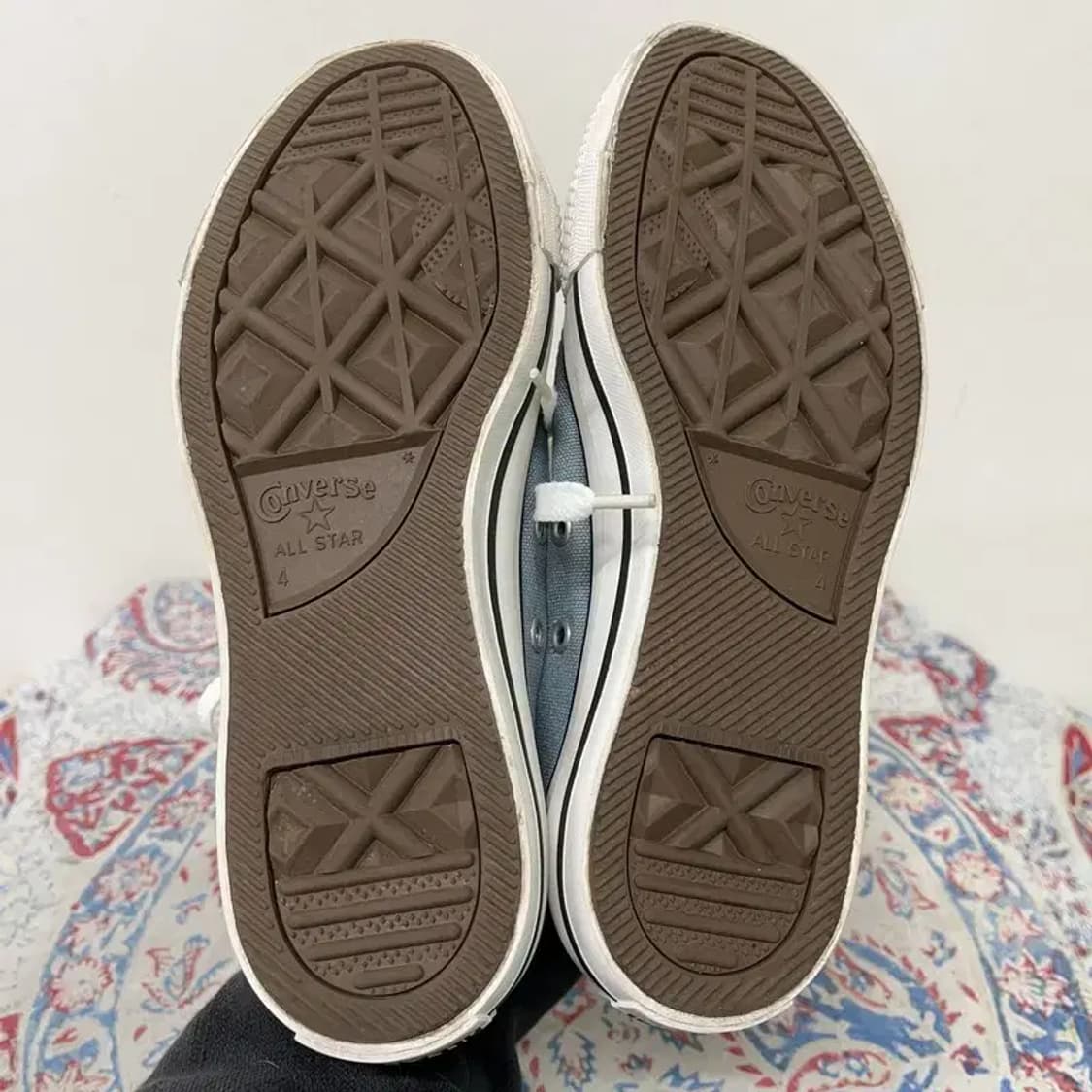 컨버스 척테일러 올스타 하이 스니커즈 블루 230 E01268 상품이미지4