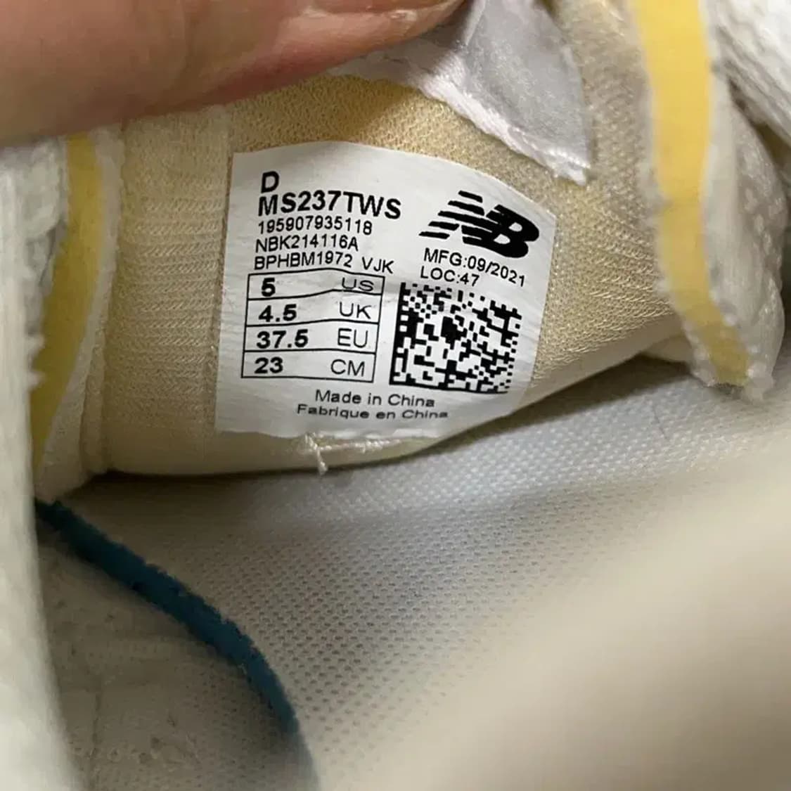 뉴발란스 237 스니커즈 운동화 230 E01281 상품이미지5