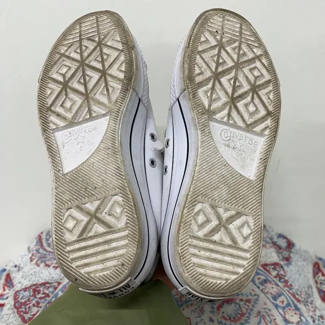 컨버스 척테일러 올스타 리프트 화이트 하이탑 스니커즈 240 E01284 상품이미지4