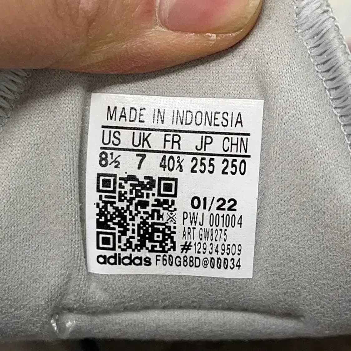 아디다스 레트로피 F2 스니커즈 운동화 255 E01294 상품이미지5