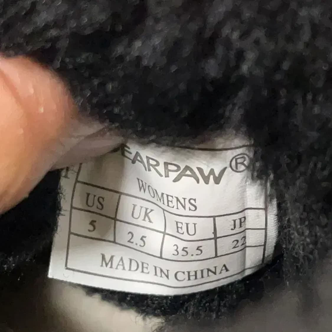 베어파우 방한화 어그부츠 겨울신발 220 E01304 상품이미지6