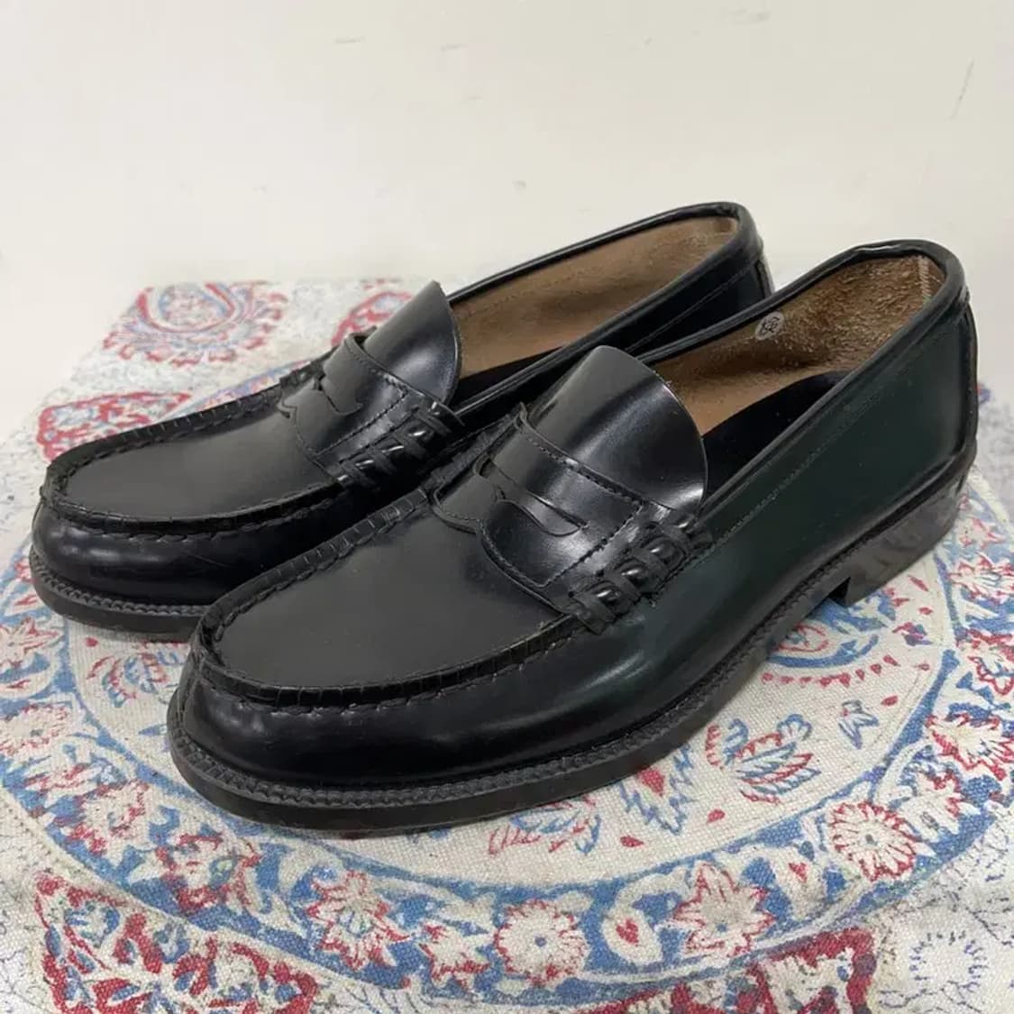 하루타 블랙 페니 로퍼 남자 정장구두 25 E01327 상품이미지1