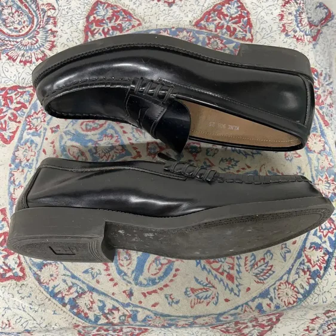 하루타 블랙 페니 로퍼 남자 정장구두 25 E01327 상품이미지3