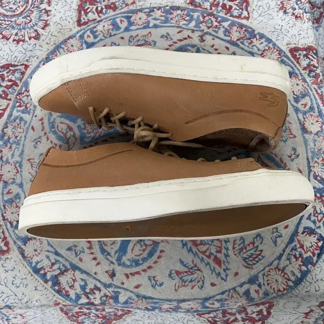 팀버랜드 브라운 가죽 여자 스니커즈 UK3 E01306 상품이미지3