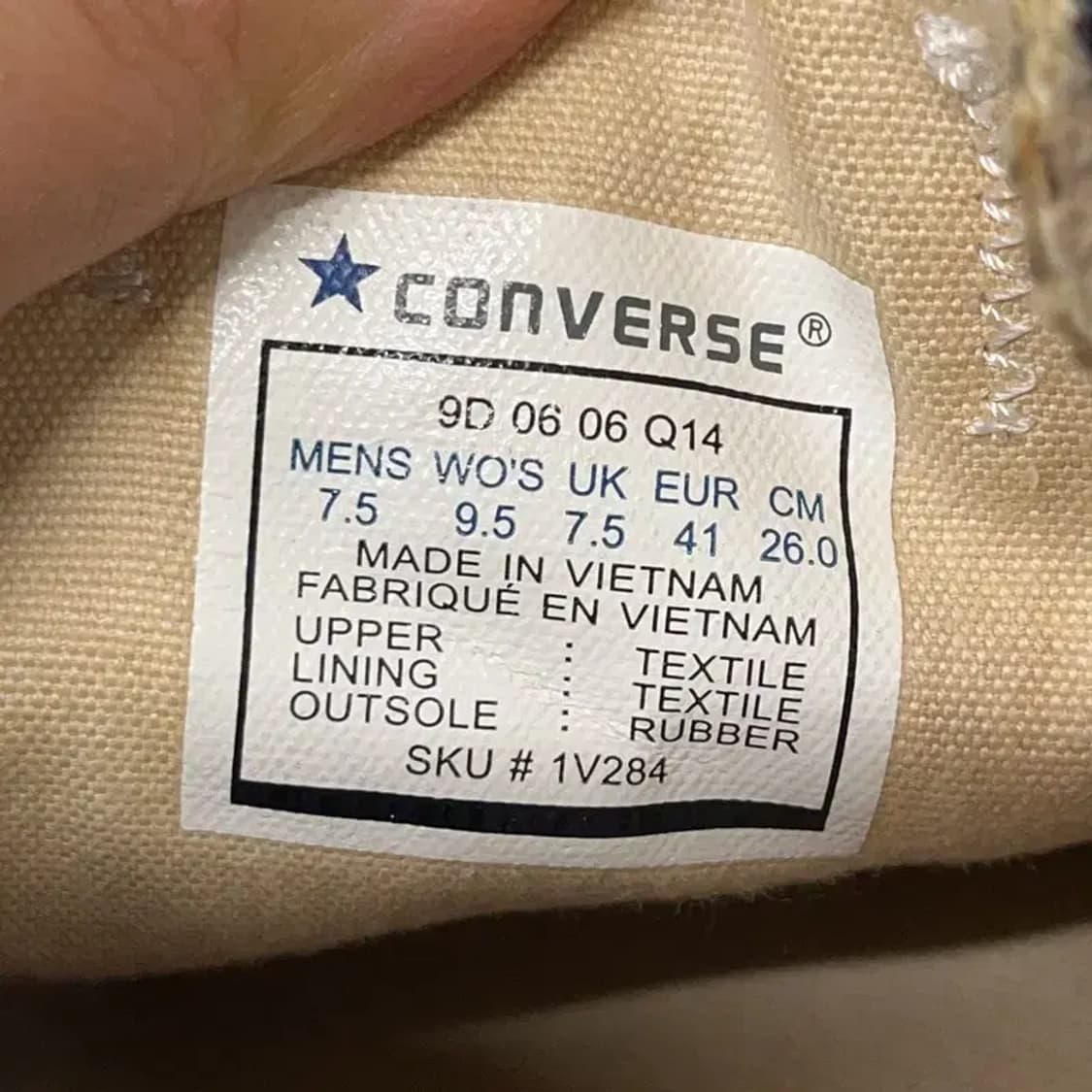 컨버스 척테일러 올스타 네이비 로우 스니커즈 260 E01308 상품이미지5