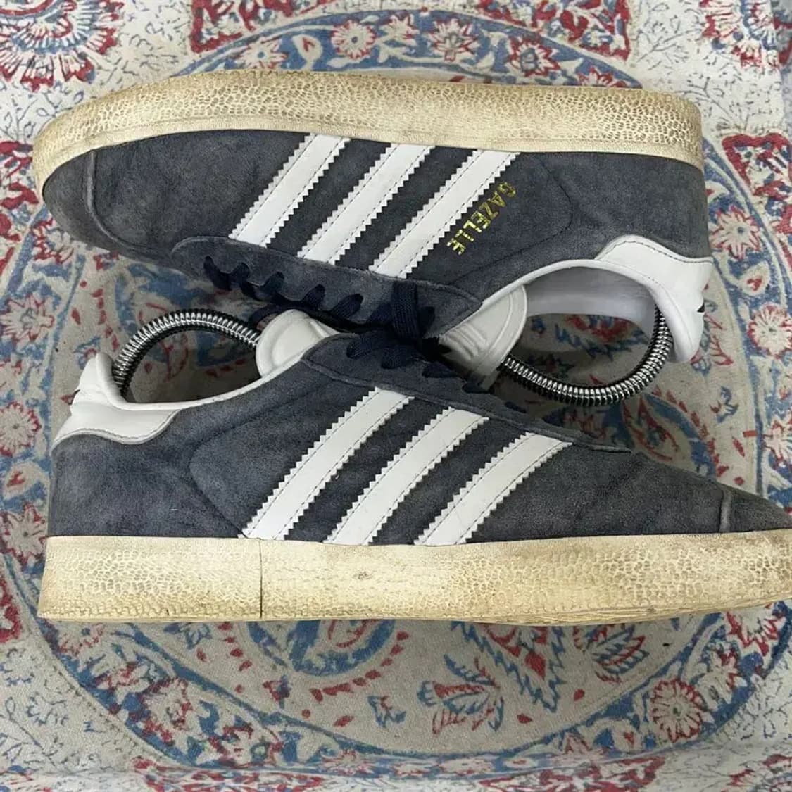 아디다스 가젤 스웨이드 트레이스 블루 스니커즈 230 E01310 상품이미지3