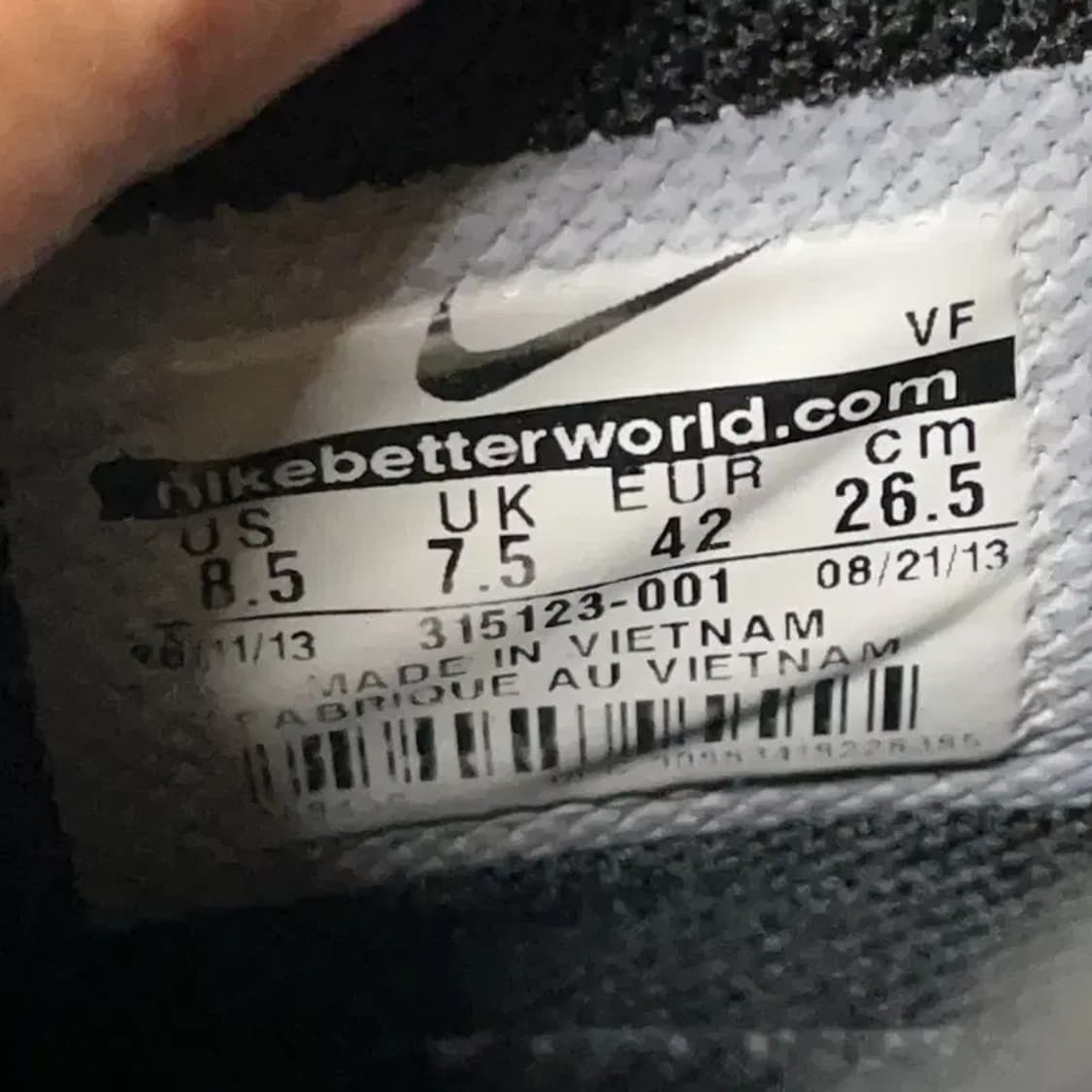 나이키 에어포스 1 미드 올블랙 스니커즈 운동화 265 E01316 상품이미지5