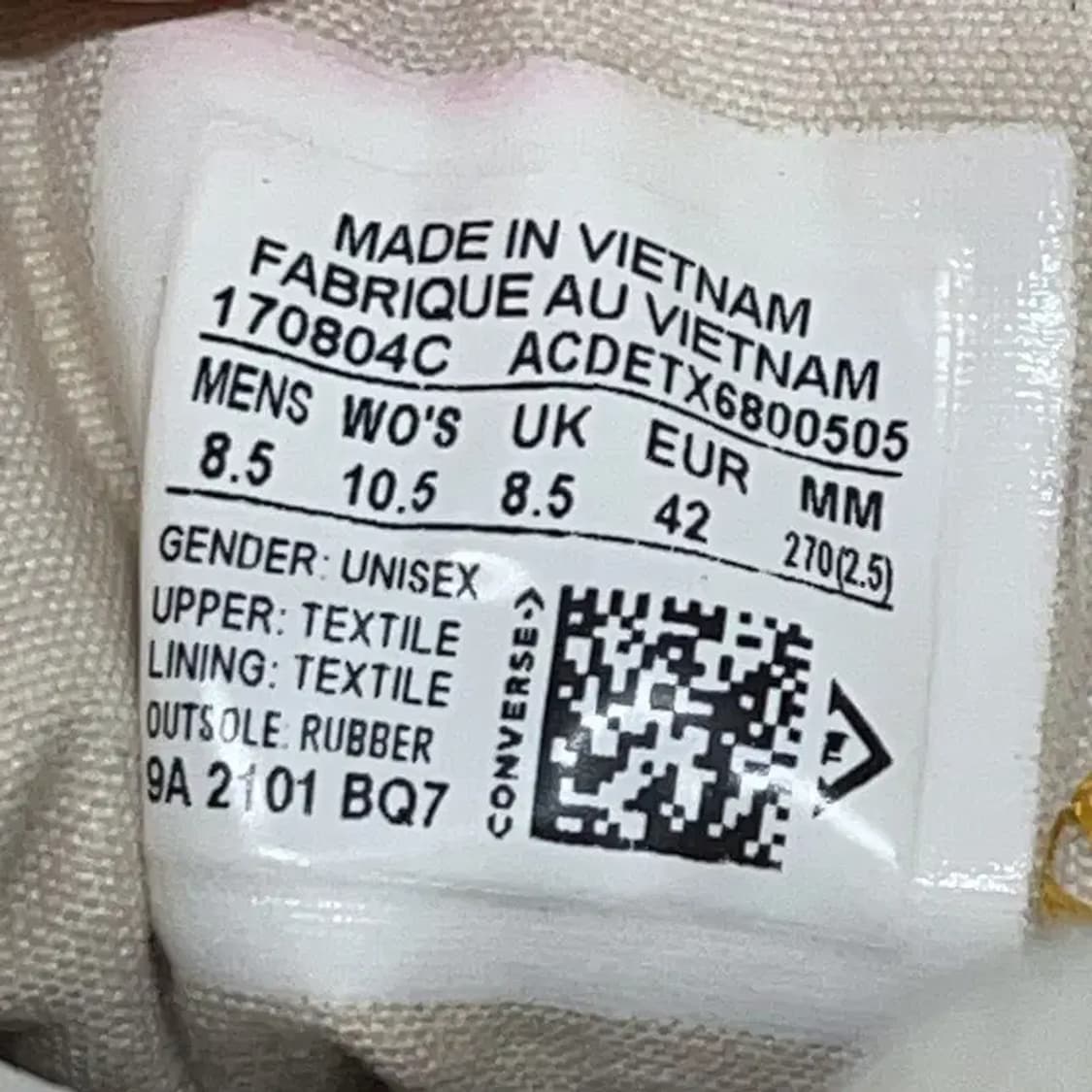 컨버스 척70 로우 페인팅 스니커즈 270 E01322 상품이미지5