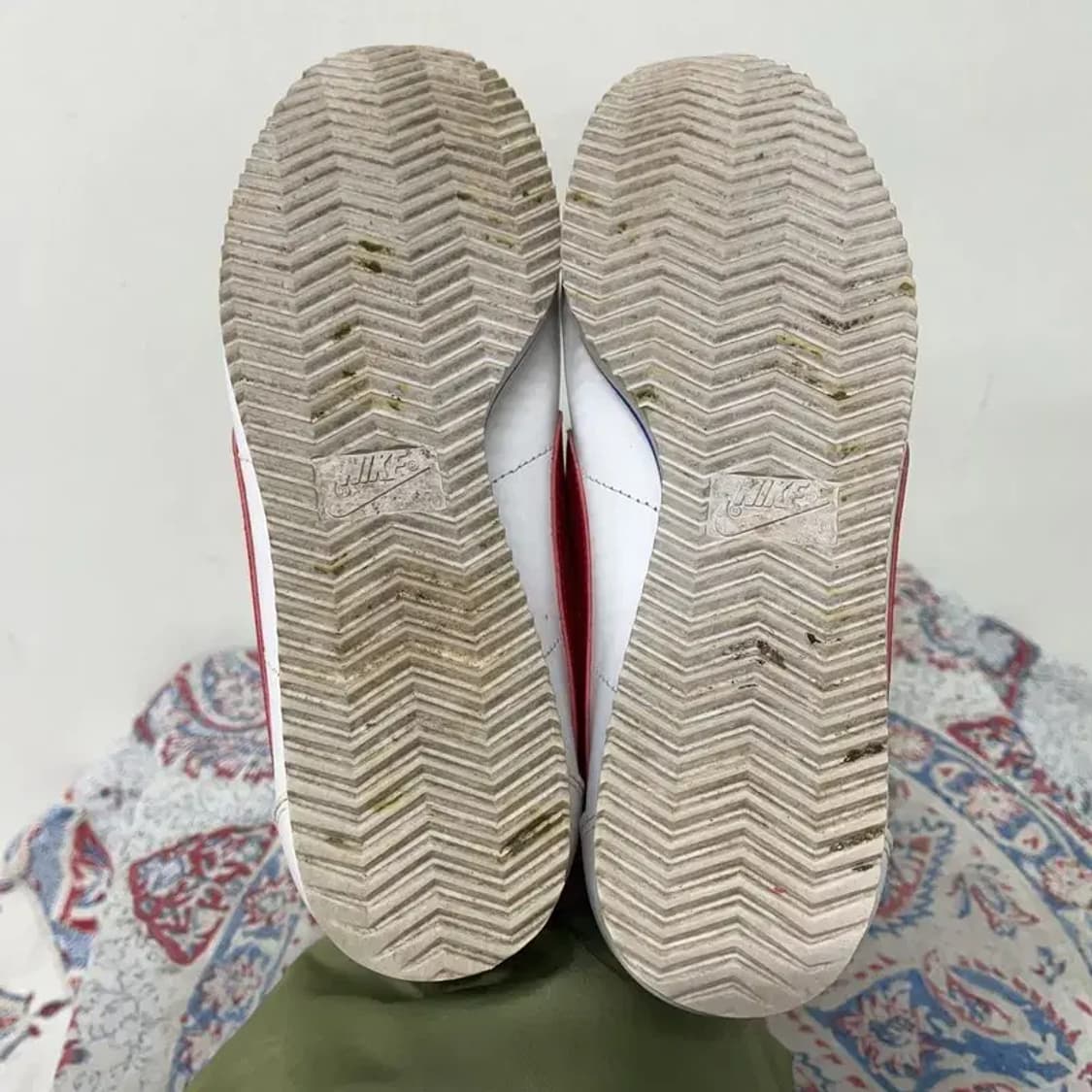 나이키 코르테즈 레더 빨파 스니커즈 신발 245 E01335 상품이미지4