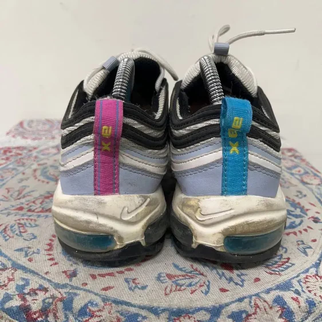 나이키 에어맥스 97 블루 위스커 화이트 스니커즈 250 E01347 상품이미지2