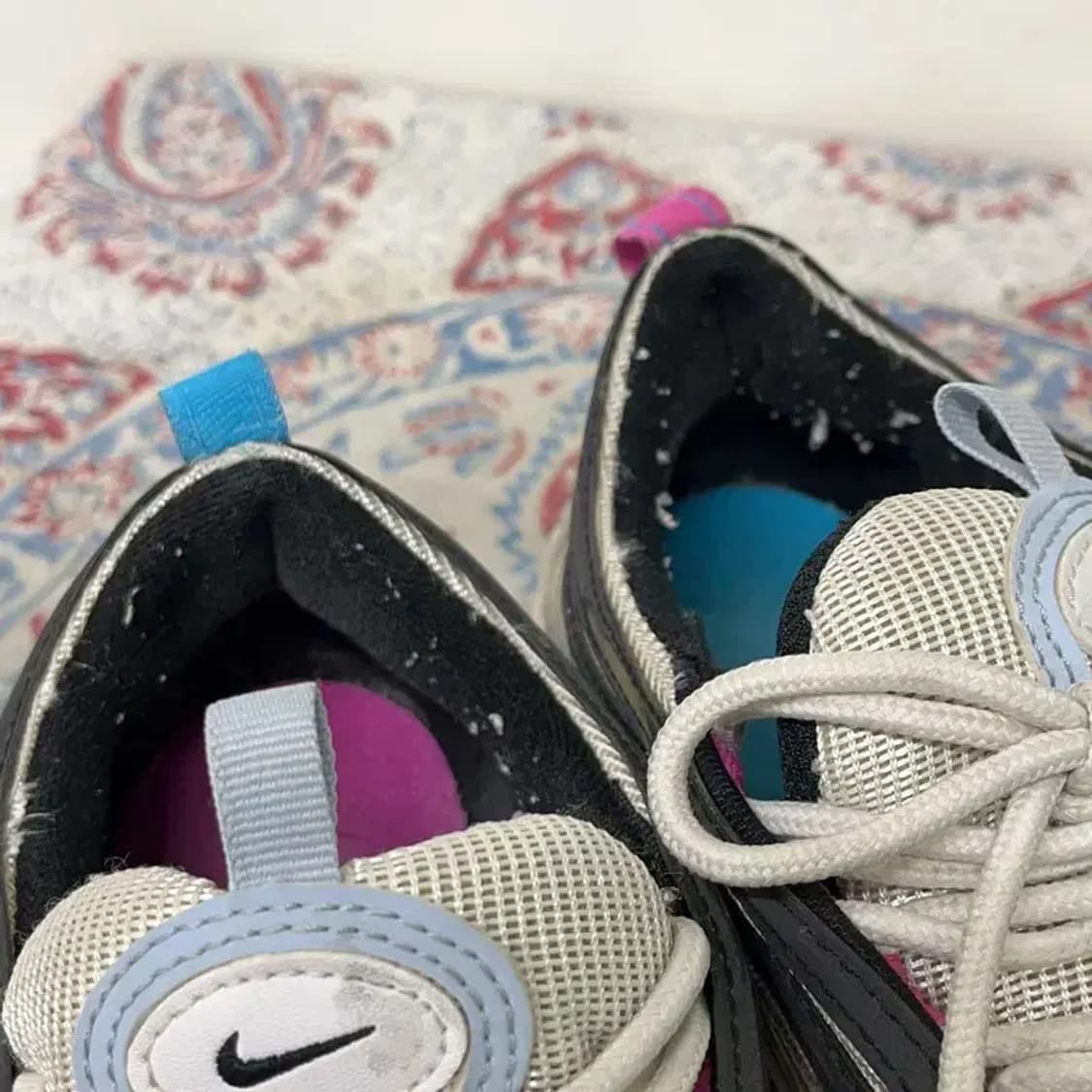 나이키 에어맥스 97 블루 위스커 화이트 스니커즈 250 E01347 상품이미지6