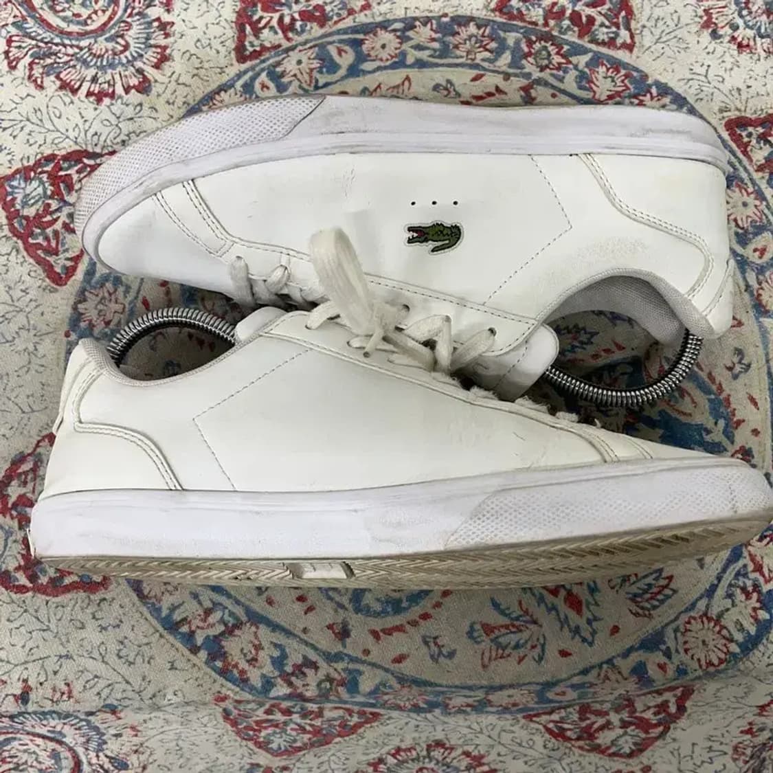 라코스테 르론드 프로 화이트 스니커즈 단화 UK6 E01358 상품이미지3