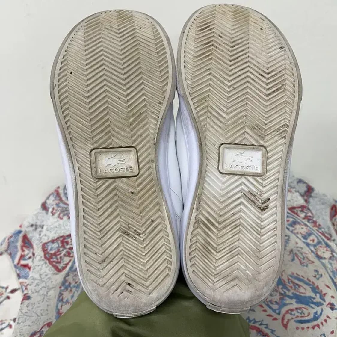 라코스테 르론드 프로 화이트 스니커즈 단화 UK6 E01358 상품이미지4