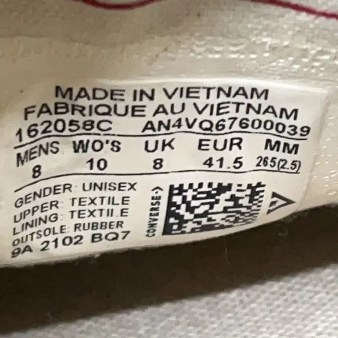 컨버스 척 70 클래식 로우 블랙 스니커즈 265 E01363 상품이미지5