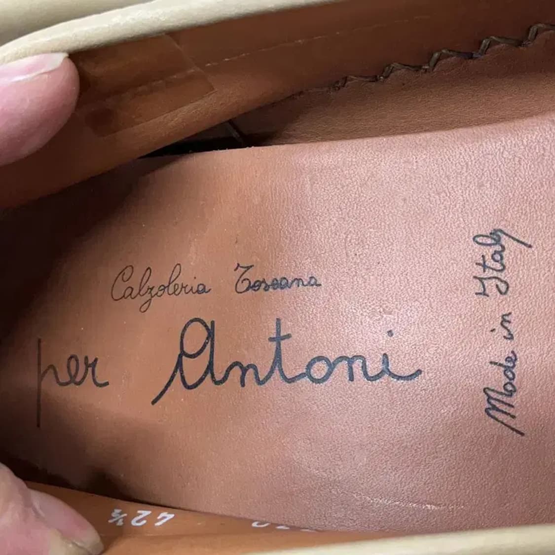 칼조레리아 토스카나 이태리수제화 구두 42.5 E01390 상품이미지5