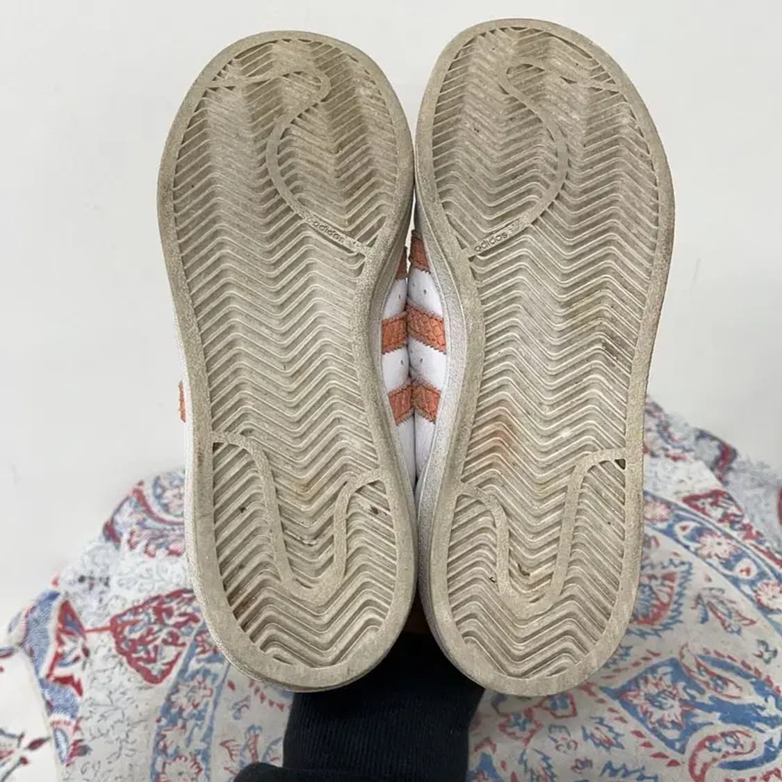 아디다스 슈퍼스타 살구 스니커즈 235 E01371 상품이미지4