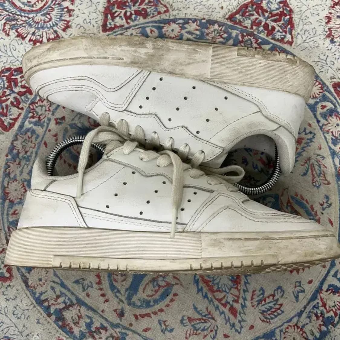 아디다스 슈퍼코트 스니커즈 신발 220 E01382 상품이미지3