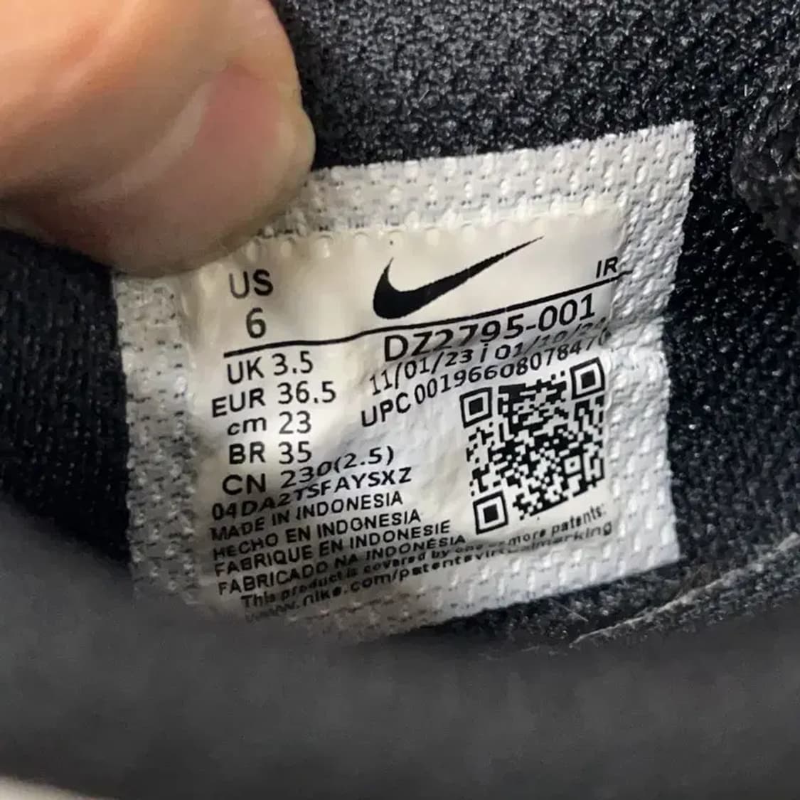 나이키 코르테즈 검흰 스니커즈 신발 230 E01401 상품이미지5