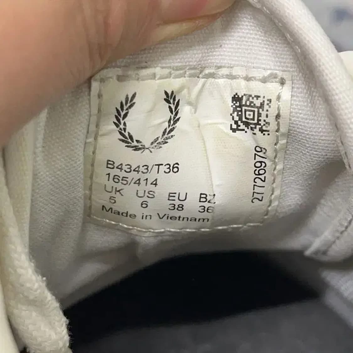 프레드페리 캐주얼 스니커즈 운동화 UK5 E01403 상품이미지5