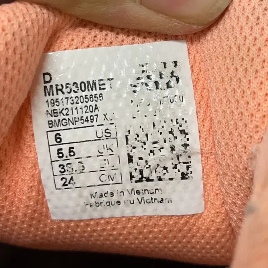 뉴발란스 MR530 스니커즈 운동화 240 E01410 상품이미지5