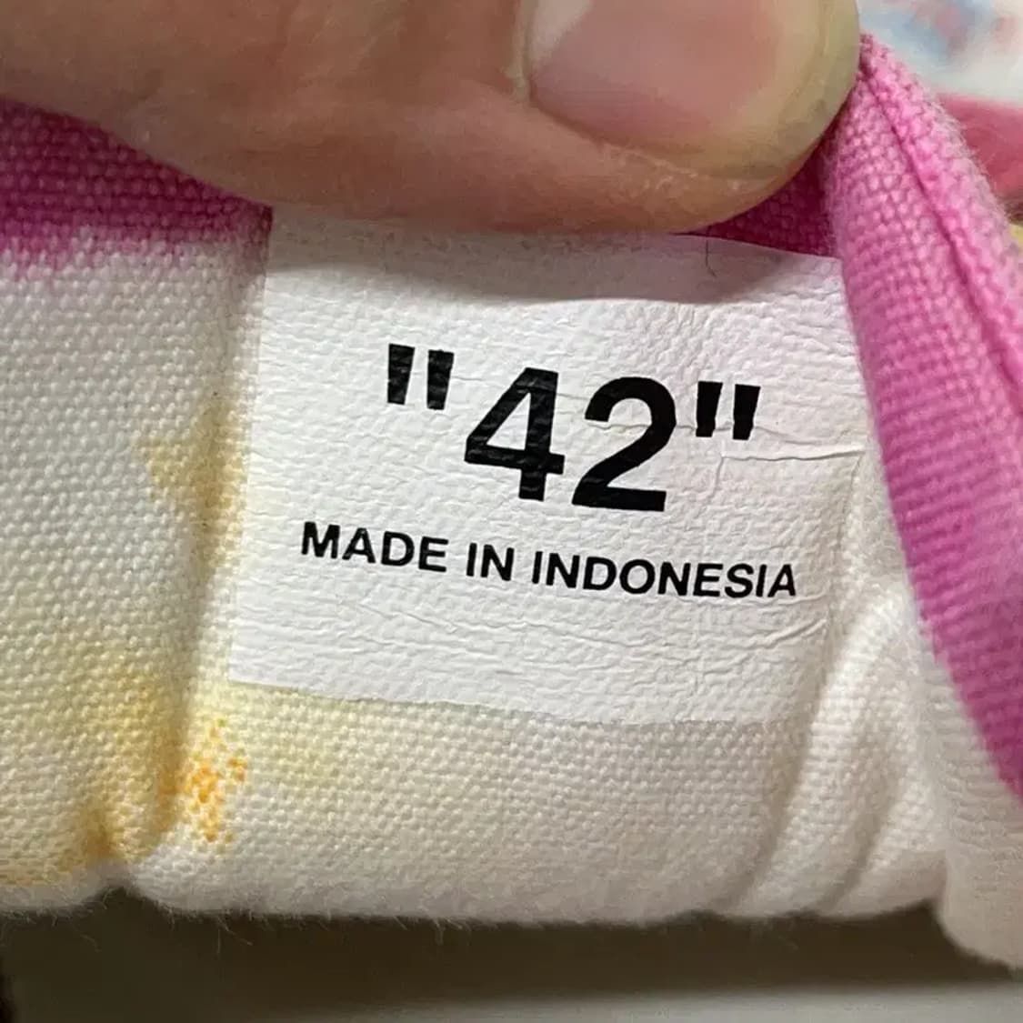 오프화이트 애로우 로우 벌크 스니커즈 운동화 42 E01421 상품이미지5