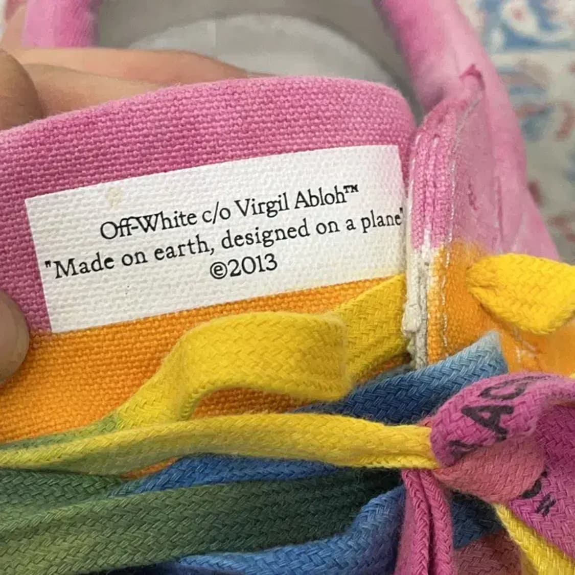 오프화이트 애로우 로우 벌크 스니커즈 운동화 42 E01421 상품이미지7