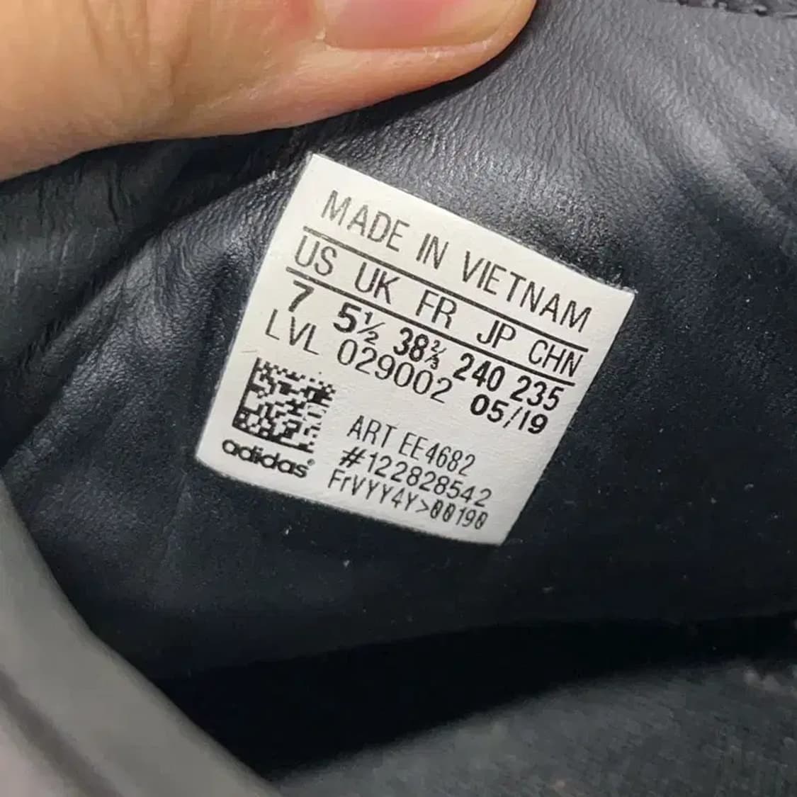 아디다스 삼바로즈 블랙 스니커즈 240 E01424 상품이미지5