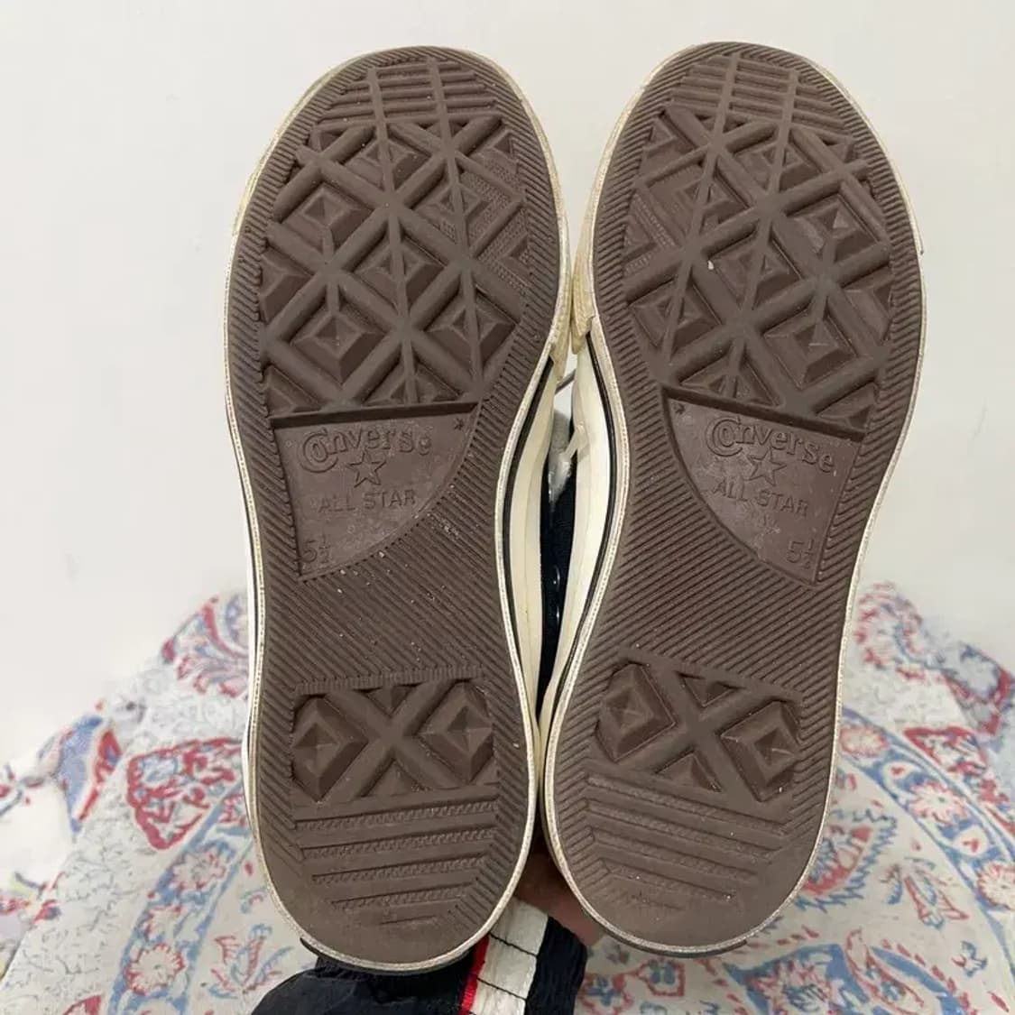 컨버스 척 70 클래식 블랙 스니커즈 로우 신발 245 E01426 상품이미지4