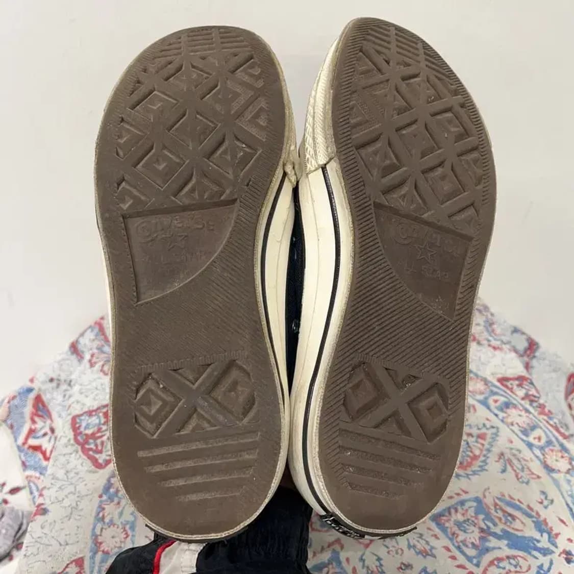 컨버스 척 70 클래식 블랙 스니커즈 로우 신발 265 E01427 상품이미지4