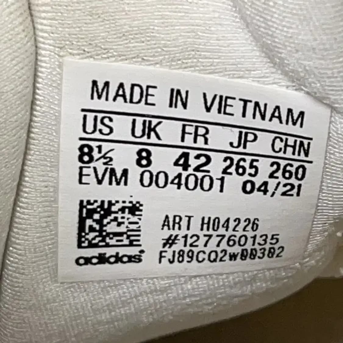 아디다스 오즈위고 퓨어 스니커즈 265 E01429 상품이미지5