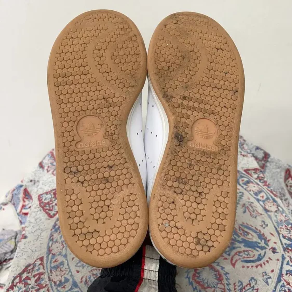 아디다스 스탠스미스 화이트 스니커즈 운동화 245 E01435 상품이미지4