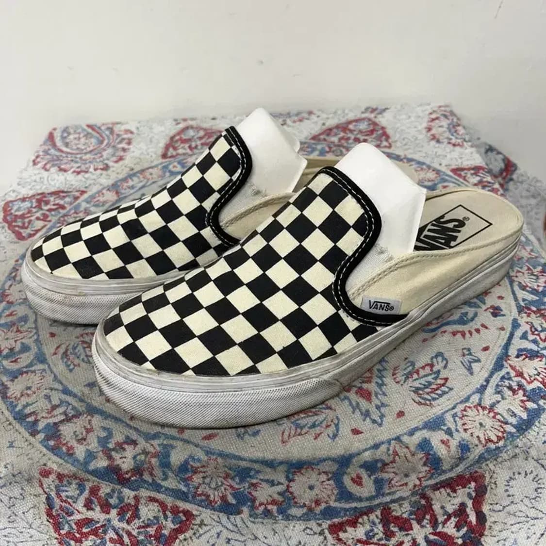 반스 체커보드 뮬 스니커즈 240 E01448 상품이미지1