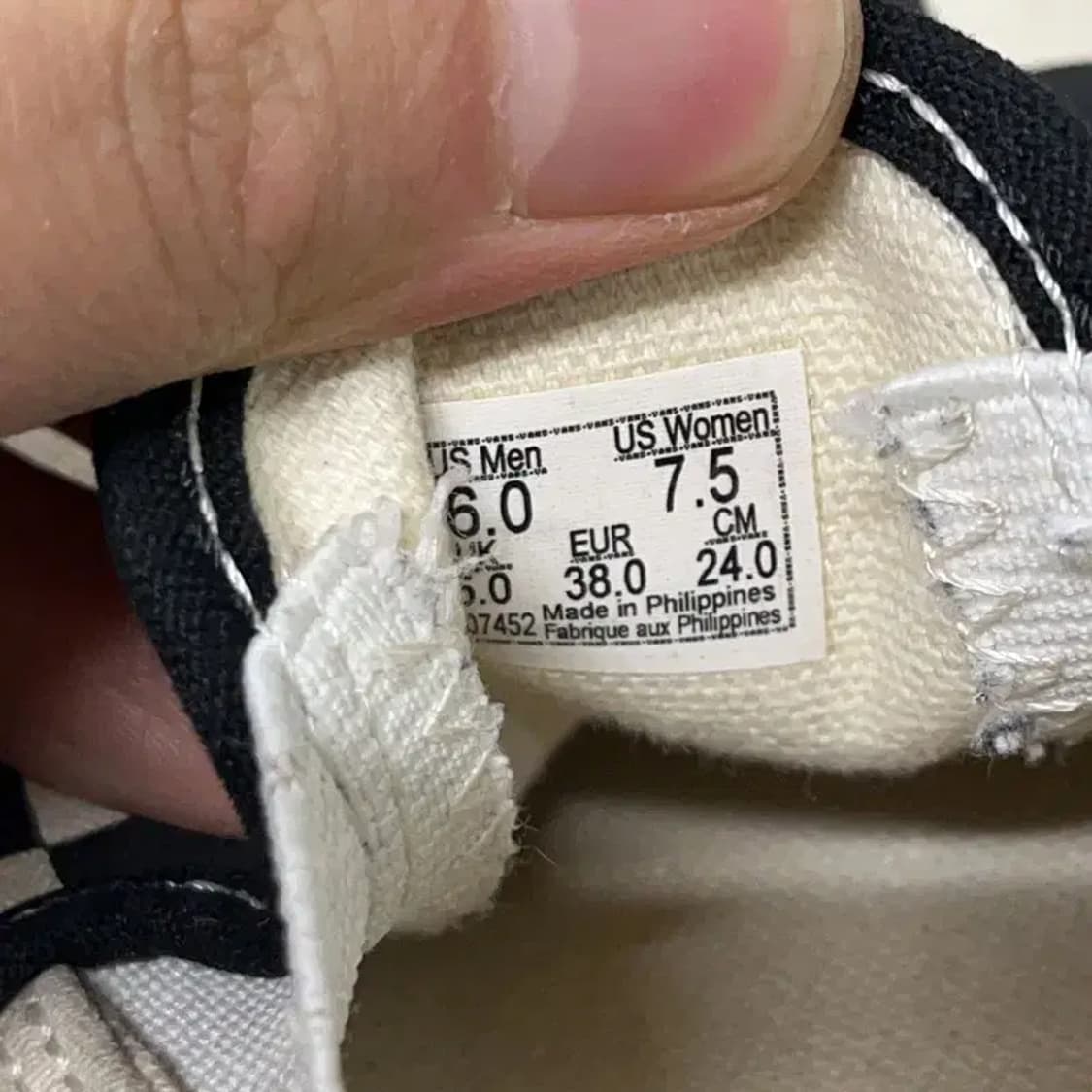 반스 체커보드 뮬 스니커즈 240 E01448 상품이미지5