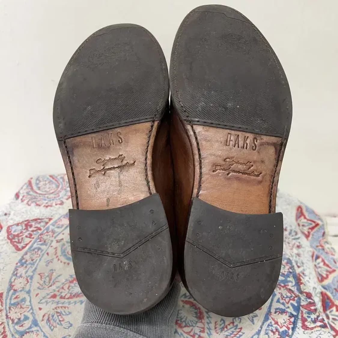 닥스 브라운 가죽 더비슈즈 정장구두 로퍼 43 E01453 상품이미지4