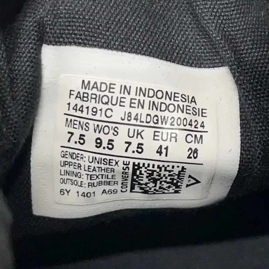 컨버스 척테일러 모터사이클 재킷 하이 스니커즈 260 E01457 상품이미지5