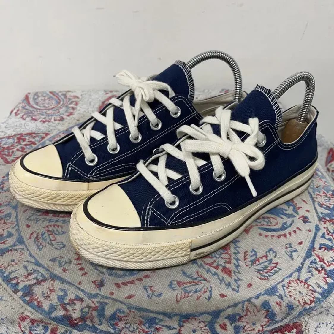 컨버스 척70 빈티지 미드나잇 네이비 스니커즈 230 E01462 상품이미지1