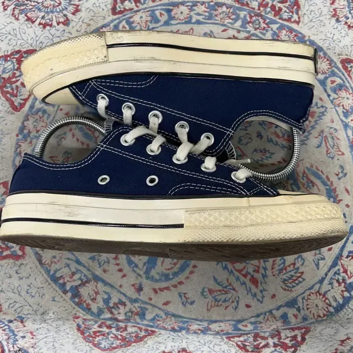 컨버스 척70 빈티지 미드나잇 네이비 스니커즈 230 E01462 상품이미지3