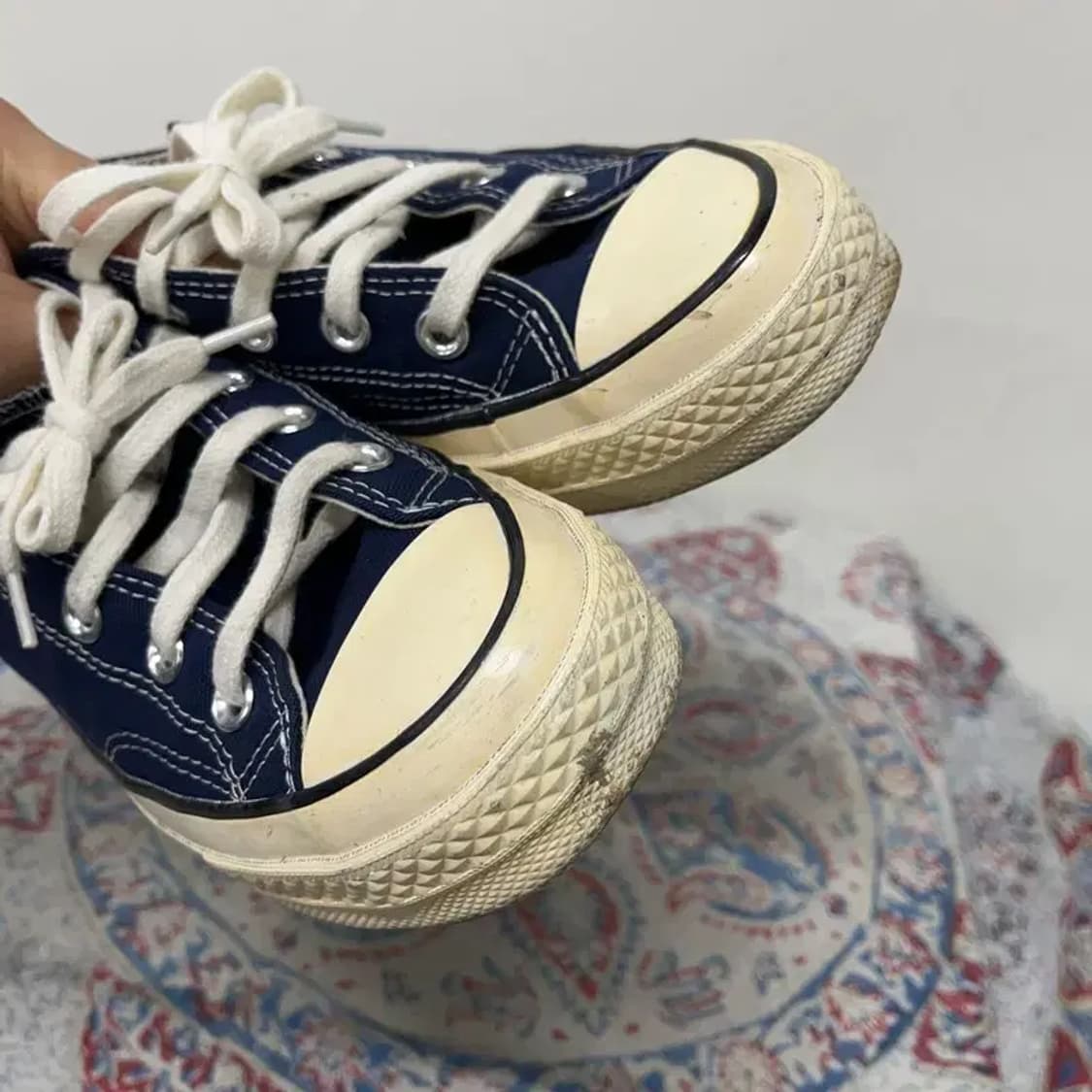 컨버스 척70 빈티지 미드나잇 네이비 스니커즈 230 E01462 상품이미지6