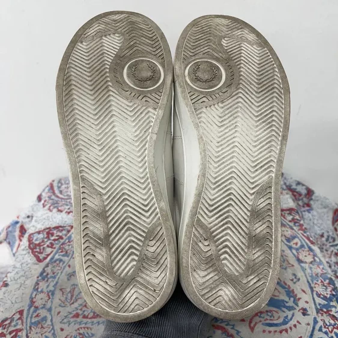 프레드페리 스펜서 레더 스니커즈 단화 신발 UK7 E01464 상품이미지4