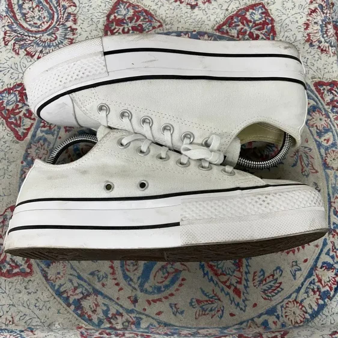 컨버스 척테일러 리프트 캔버스 로우 스니커즈 245 E01468 상품이미지3