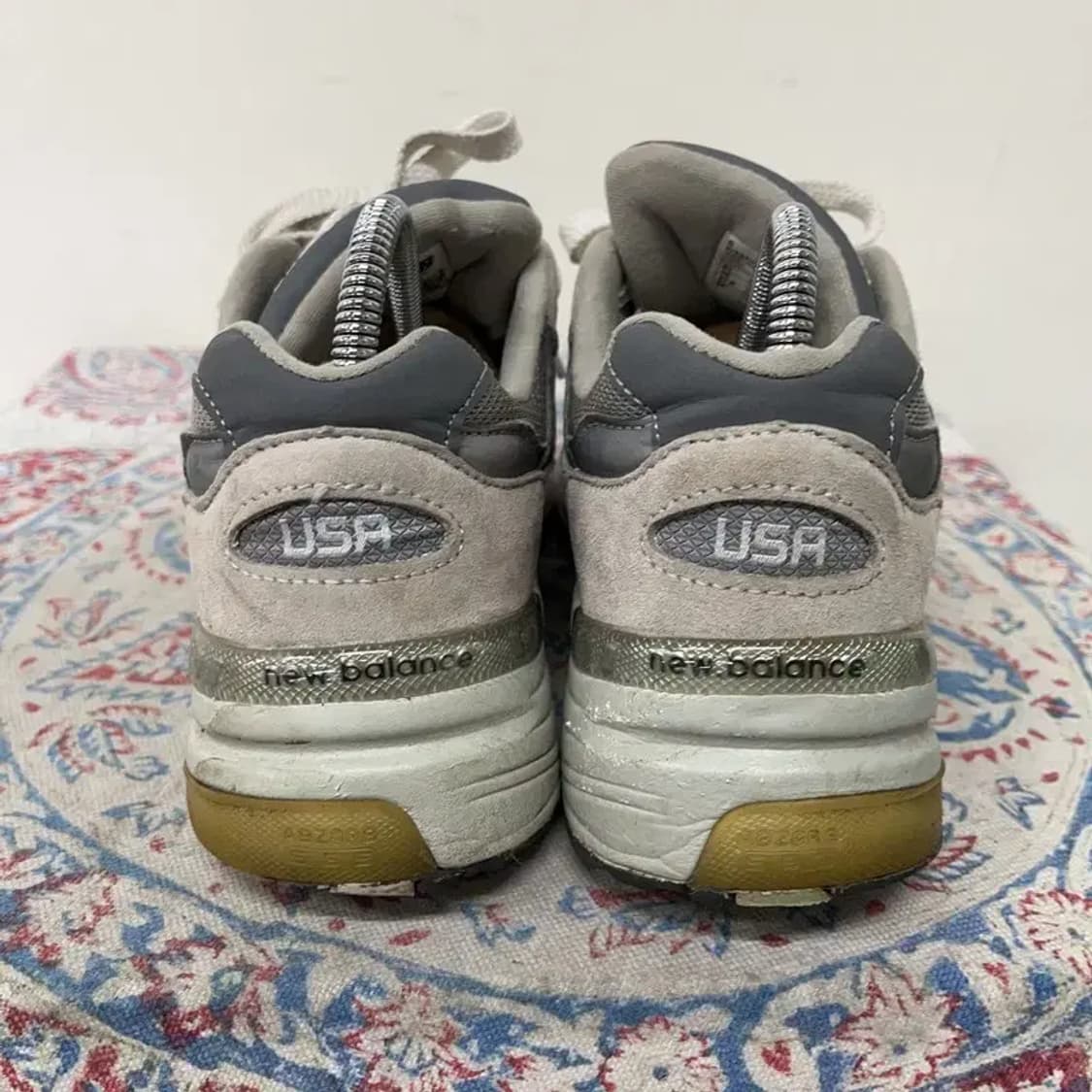 뉴발란스 992 그레이 스니커즈 신발 240 E01478 상품이미지2