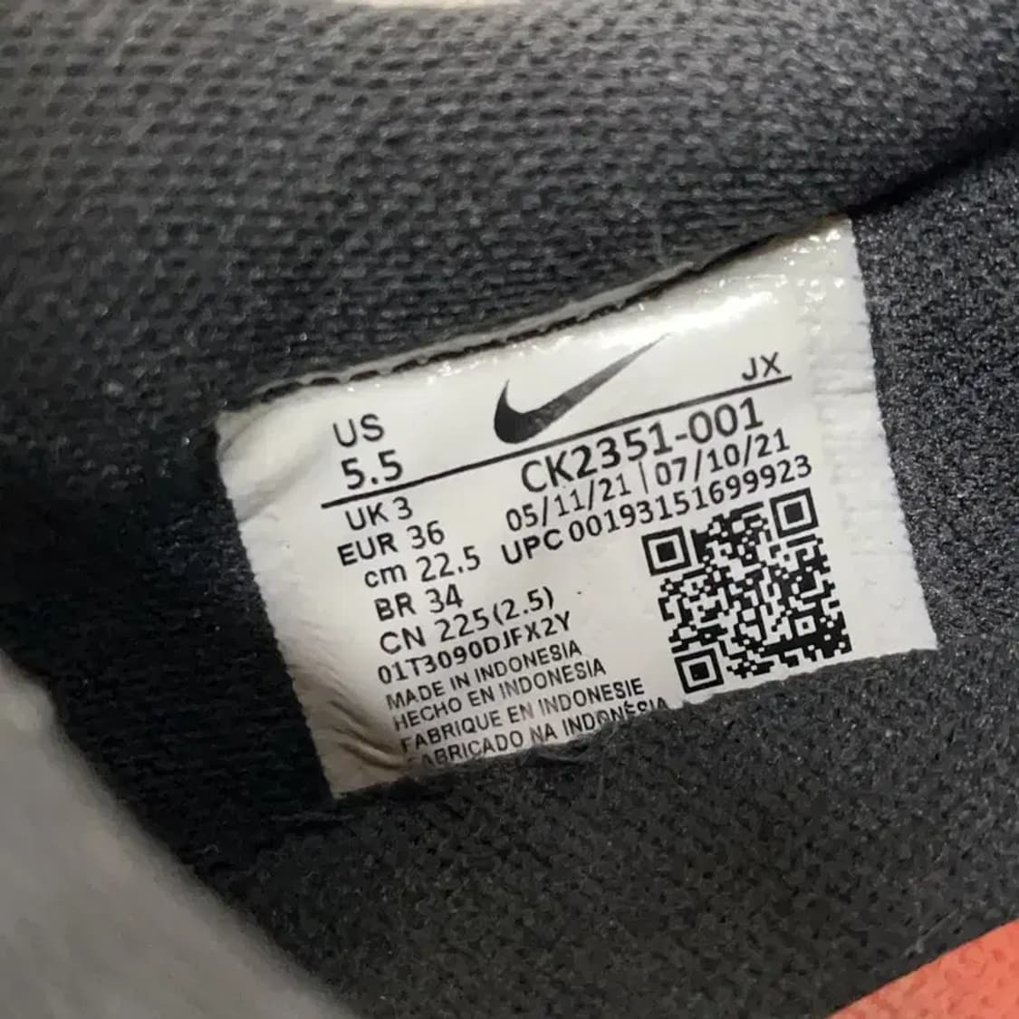 나이키 데이브레이크 스니커즈 운동화 225 E01490 상품이미지5