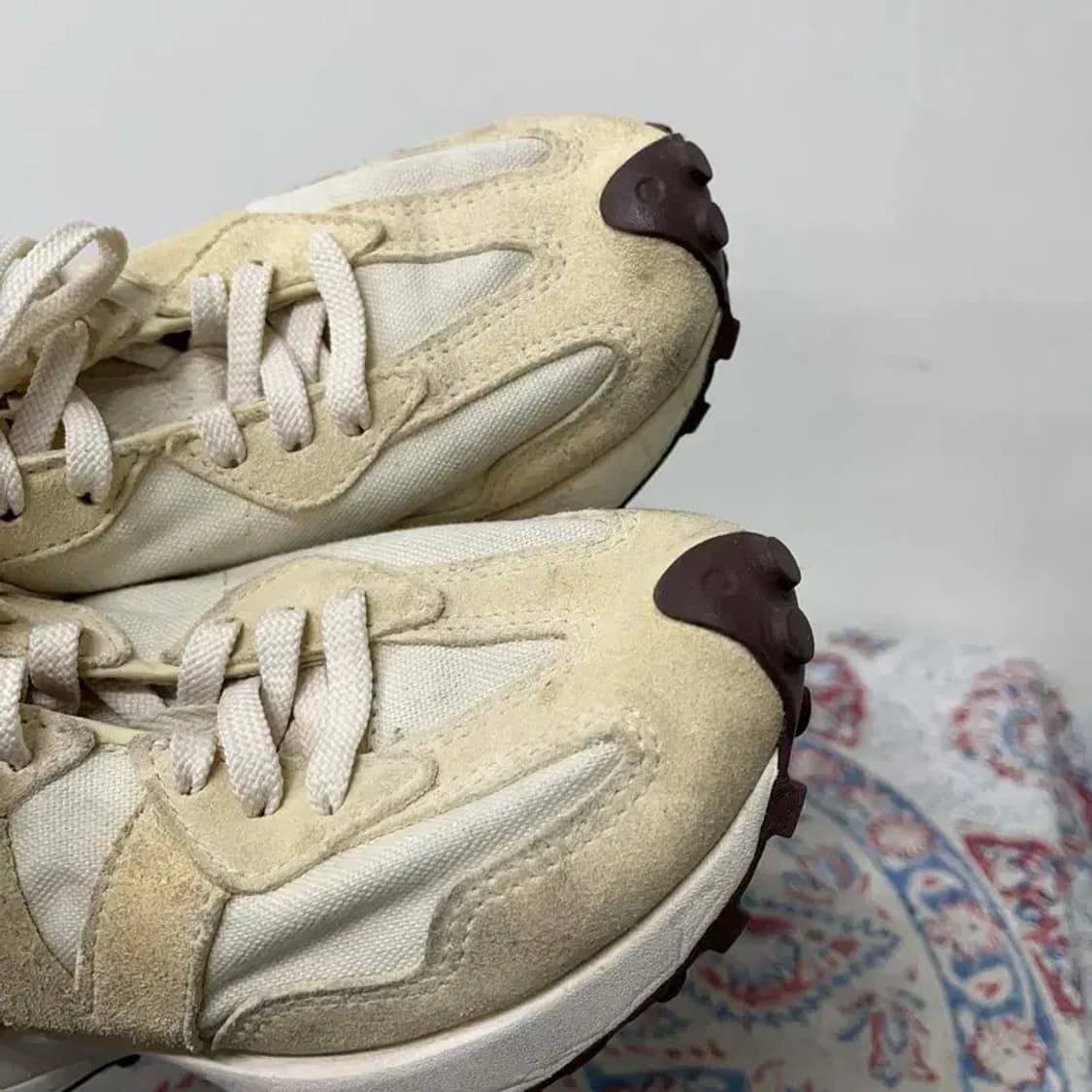 뉴발란스 327 베이지 스니커즈 220 E01496 상품이미지6