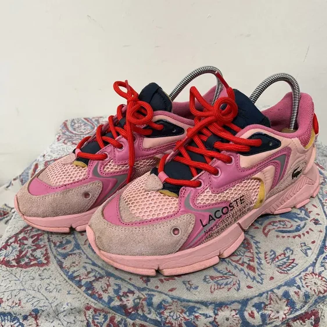 라코스테 L003 네오 텍스타일 스니커즈 UK6 E01539 상품이미지1