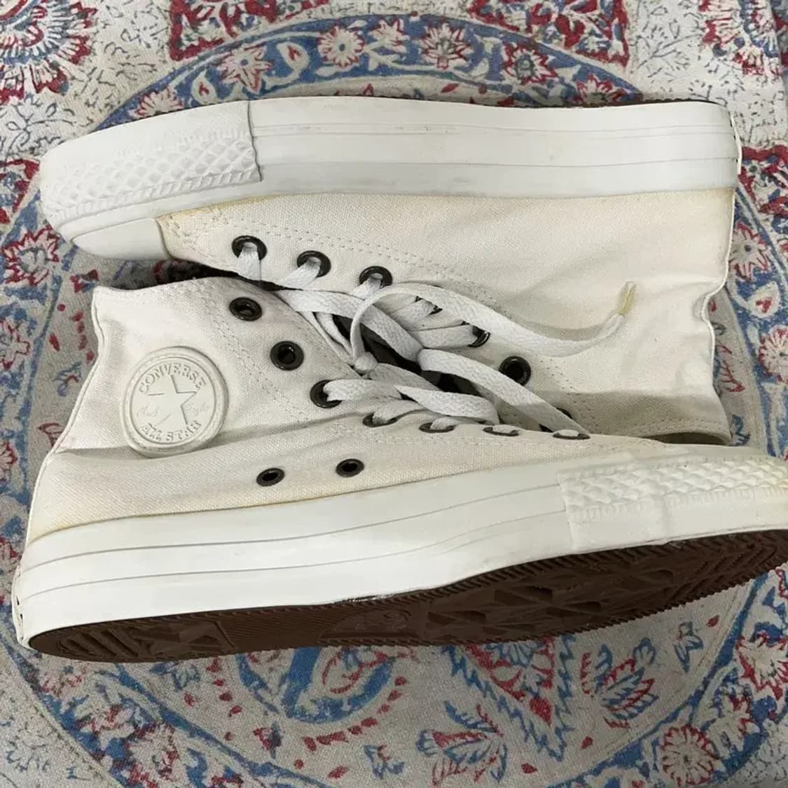 컨버스 올스타 하이탑 화이트 스니커즈 230 E01541 상품이미지3