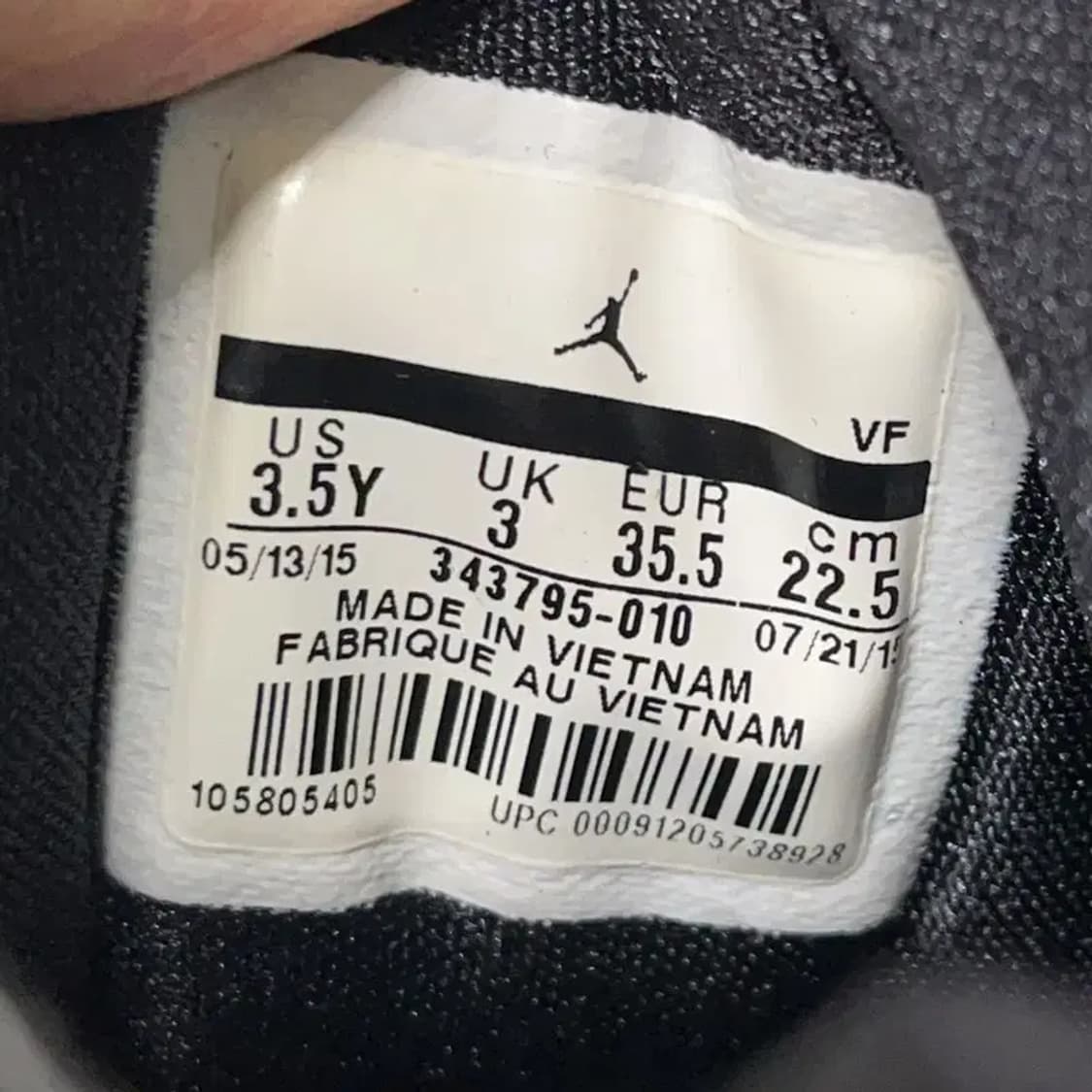 나이키 조던 GS 트루 플라이트 스니커즈 운동화 225 E01607 상품이미지5