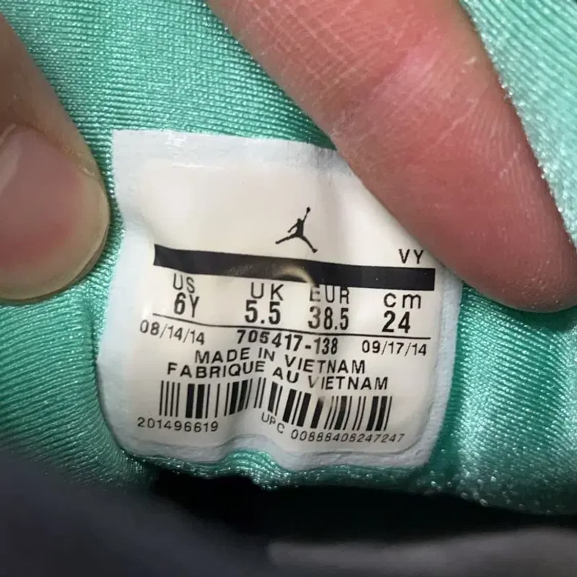 나이키 조던 7 레트로 30th 베르데 스니커즈 240 E01616 상품이미지5