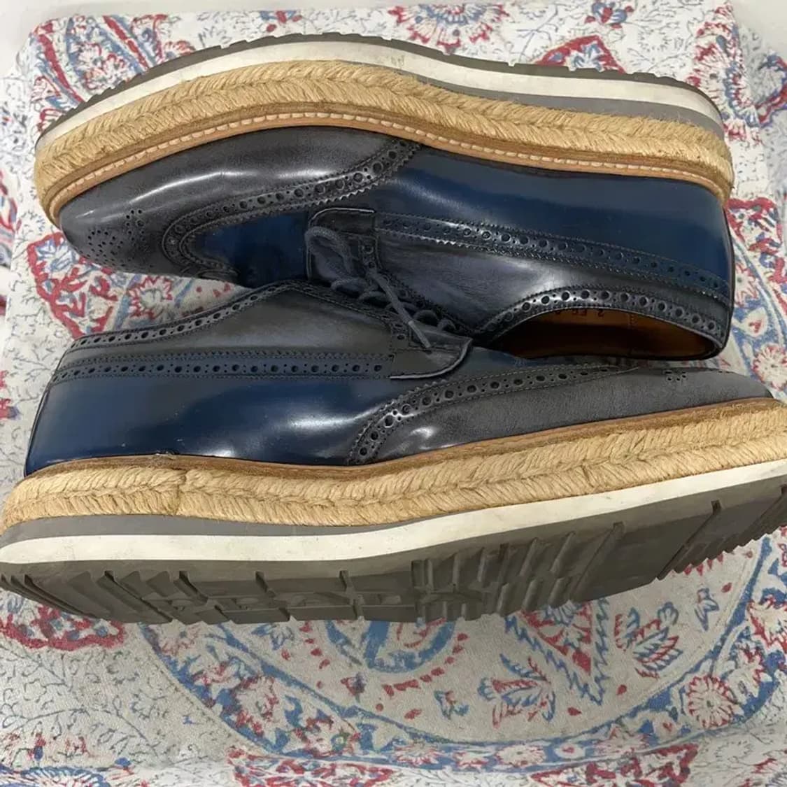 프라다 18SS 2EG015 남성구두 윙팁 8 E01640 상품이미지3